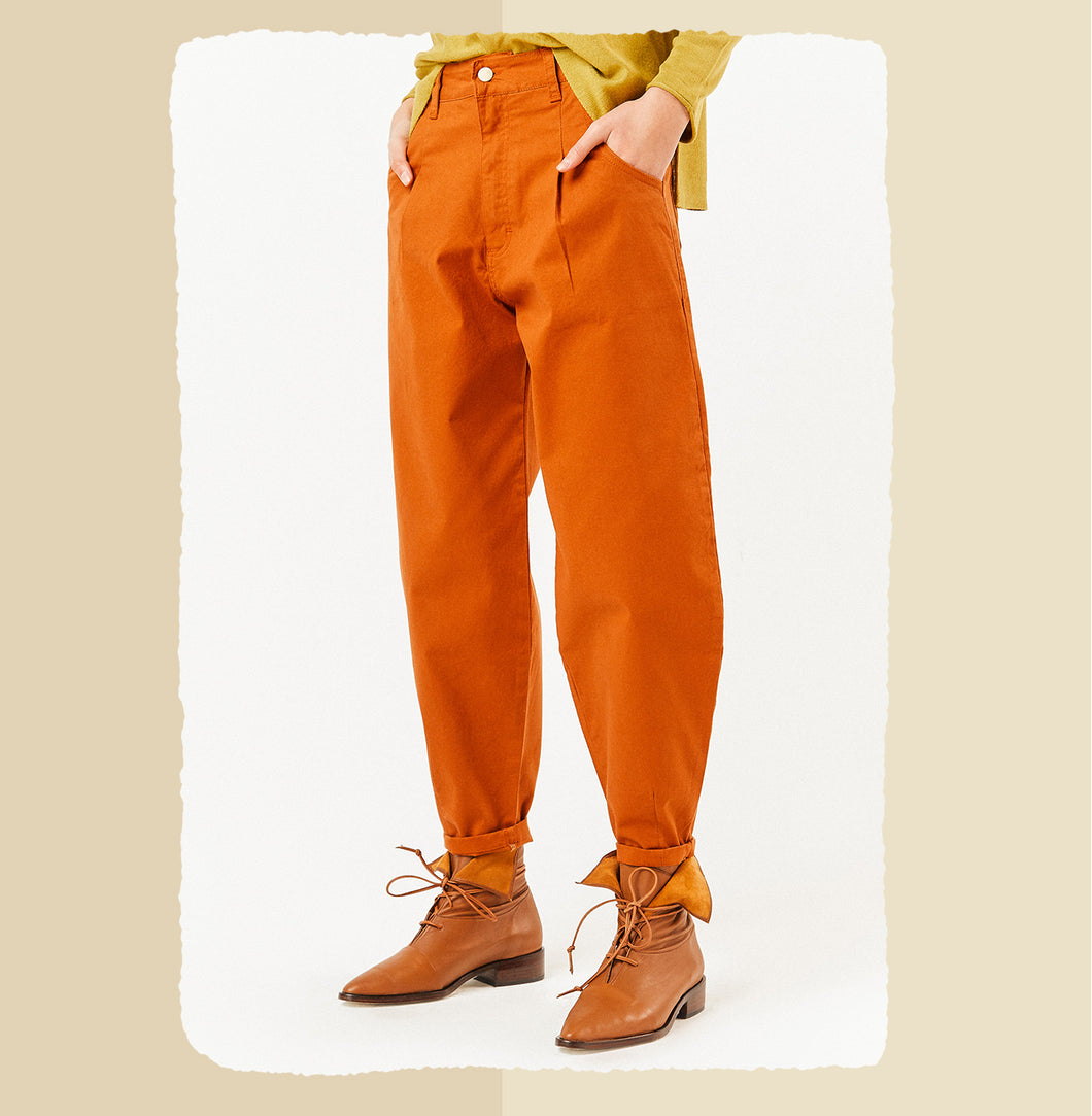 CHINCHILLA Pantalon terracota